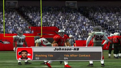 MADDEN NFL 07 FRANCHISE - CAM JOHNSON MFL DEBUT (WEEK 1) HIGHLIGHTS