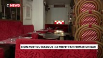 Paris : Le préfet fait fermer un bar pour non port du masque