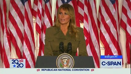Melania Trump cierra la segunda jornada de la Convención Republicana