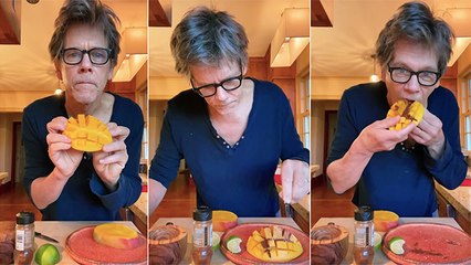 Fans Are Super Impressed By Kevin Bacon’s ‘Morning Mango Routine’