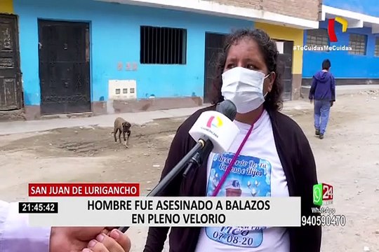 SJL: hombre es asesinado de varios disparos en velorio