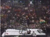 WWE SummerSlam 2000 - Edge Spears Jeff Hardy In Ladder