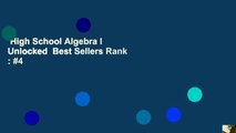 High School Algebra I Unlocked  Best Sellers Rank : #4