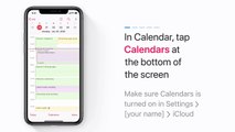 Comment partager un calendrier iCloud sur iPhone, iPad et iPod touch — Apple Support