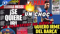 Le monde du football secoué par l'annonce choc de Lionel Messi