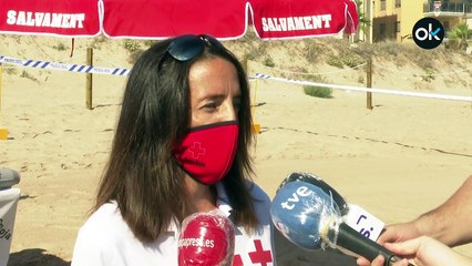 Cruz Roja prueba el primer salvavidas a control remoto del mundo