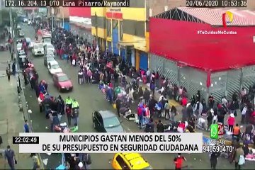 Municipios gastan menos del 50 % de su presupuesto en seguridad ciudadana