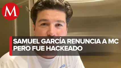 Samuel García denunciará en FGR hackeo de redes: "fuerzas oscuras nos tienen miedo"