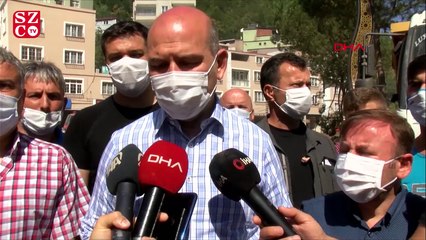 Bakan Soylu sel bölgesinde açıklamalarda bulundu