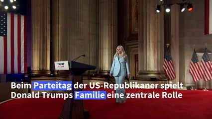 Tiffany und Eric Trump unterstützen Vater Donald