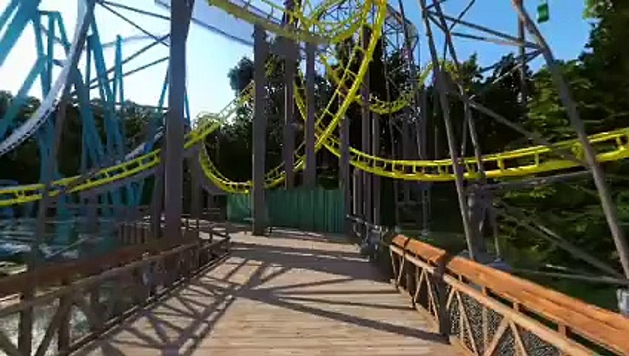 360 Video Amusement Park Roller Coaster_VR_Simulation