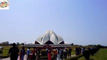 Lotus Temple Monument In Delhi Vlog | 4K HD Quality | Baha'i House of Worship | लोटस टेमपल! दिल्ली | Holiday Traveller