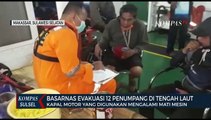 Basarnas Evakuasi 12 Penumpang Di Tengah Laut