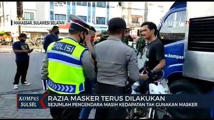 Sejumlah Pengendara Masih Kedapatan Tak Gunakan Masker