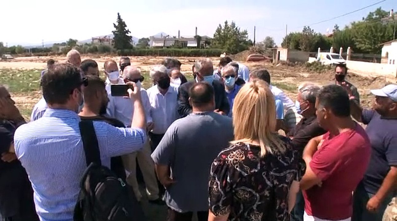 Μάκης Βορίδης και Χρήστος Σταϊκούρας στην Εύβοια