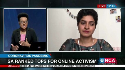 SA ranked tops for online activism