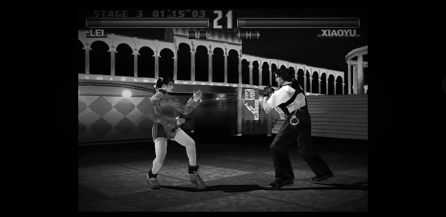 Fight between LEI and XIAOYU in Tekken 3 ps1. Who will win__HD