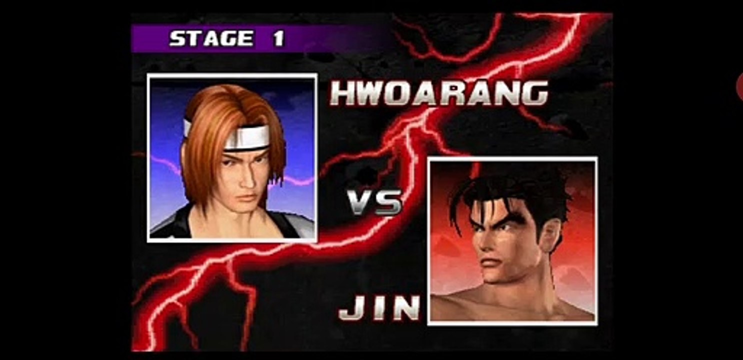 Hwoarang vs Jin in Tekken 3_HD
