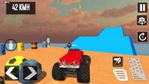 Monster Truck Racing Games Mega Ramp Stunt Tracks - 4x4 Stunt Master - Android GamePlay