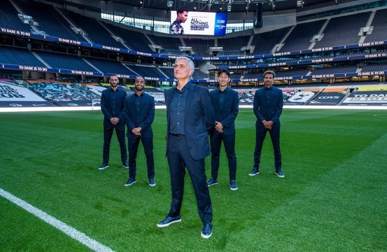 Spurs boss Jose Mourinho found it easy to 'fall in love' with his Tottenham Hotspur squad