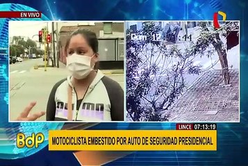 Lince: joven puede perder mano y pierna tras ser impactado por vehículo oficial