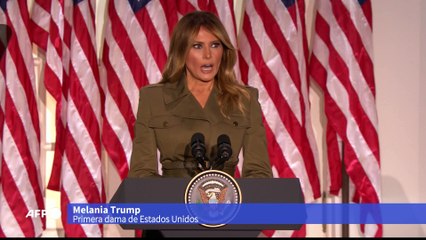 Melania Trump ofrece discurso en apoyo al Presidente