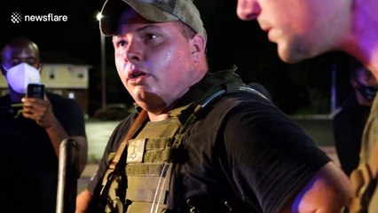 Eyewitness says he saw armed civilian discharging firearm in Kenosha