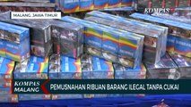 Bea Cukai Musnahkan Barang Ilegal Senilai 1,5 Milyar Rupiah