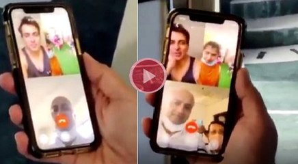 सोनू सूद ने हरियाणा के बच्चों के लिए भिजवाए 14 मोबाइल, देखिए वीडियो कॉल पर क्या बोले?