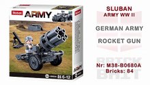 [Sluban] German Army Rocket Gun - Speedbuild (M38-B0680A)