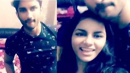Sushant Singh Rajput भांजी Malika Singh संग Video में दे रहे पोज़, नया वीडियो Viral |FilmiBeat