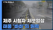 [영상] 강풍에 물폭탄...제보로 본 태풍 '바비'의 위력 / YTN