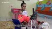 Thai woman born without arms becomes online star with makeup tutorials by using her feet (with subtitles)