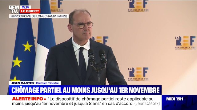 Jean Castex: Nous allons baisser dès le 1er janvier 2021 les impôts de production à hauteur de 10 milliards