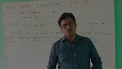 Journal entry class 11,accounts