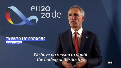 NATO chief backs calls for 'transparent' Navalny probe