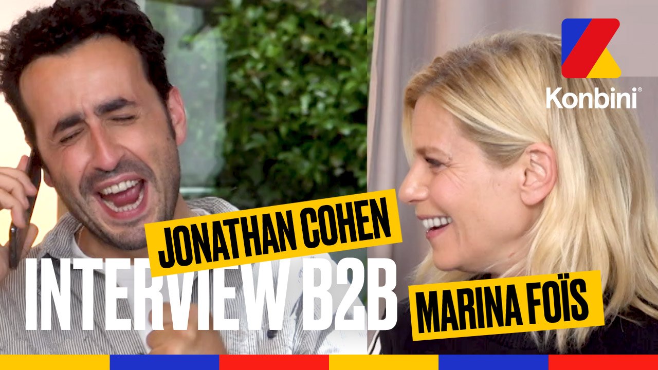 Jonathan Cohen raconte son plus gros mytho à Marina Foïs l Interview B2B
