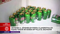 Detienen a 15 jóvenes en fiesta clandestina en Villa el Salvador | Primera Edición (HOY)