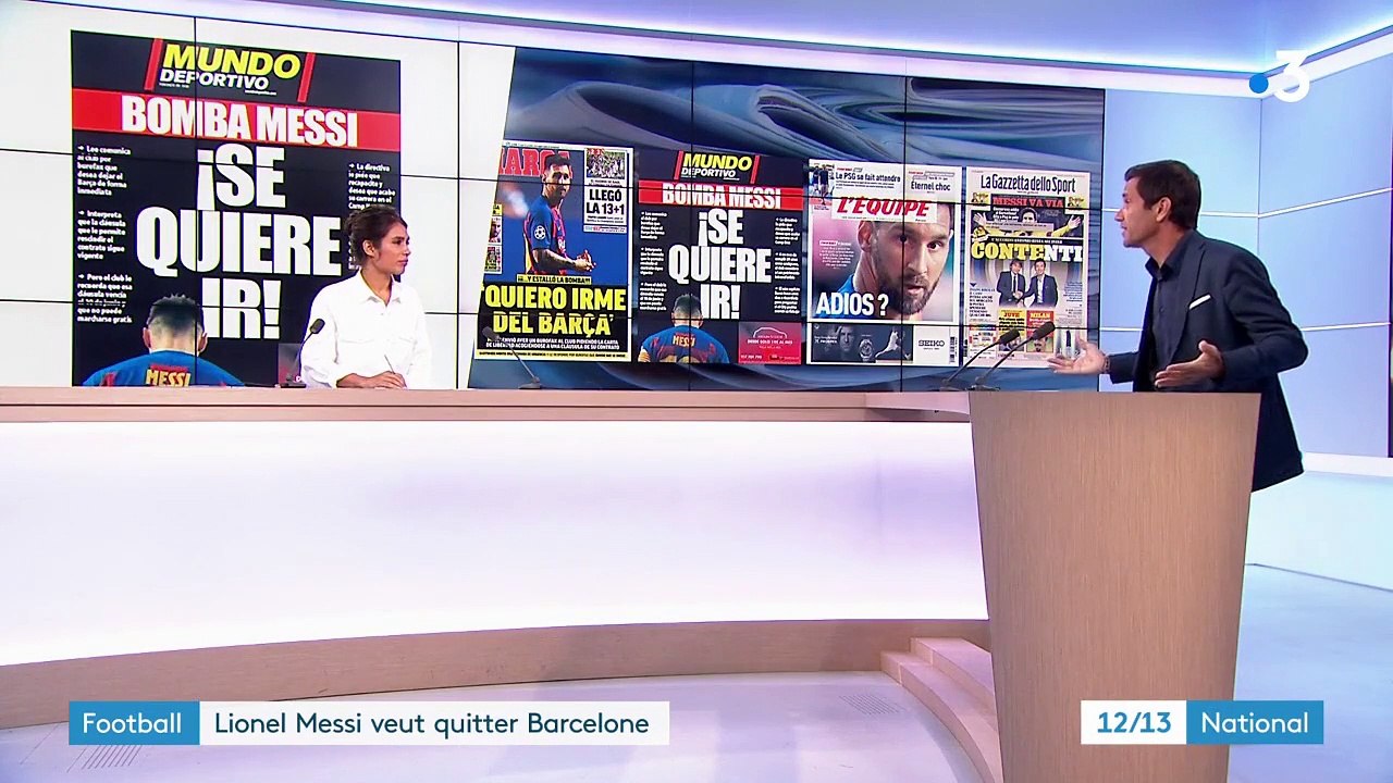 Football : Lionel Messi veut quitter Barcelone