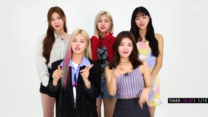 ITZY Sings TWICE, Bruno Mars, and "ICY" in a Game of Song Association | ELLE