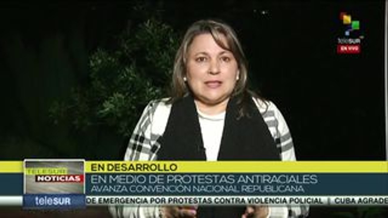 EEUU: avanza Convención Republicana entre protestas contra el racismo