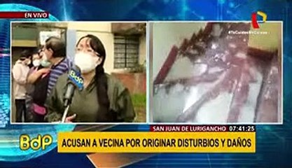 SJL: denuncian a vecina por causar disturbios y amenazas de muerte