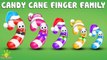 The Finger Family Candy Cane Family Nursery Rhyme - Candy Cane Finger Family Songs