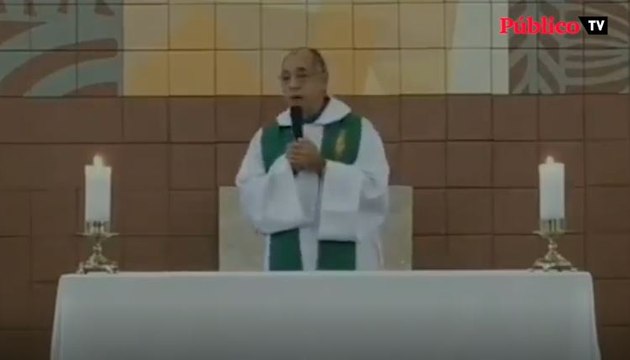 Un sacerdote desea la muerte a los que no van a misa por el coronavirus
