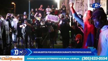 Dos muertos por disparos durante protestas en EEUU | El Diario en 90 segundos