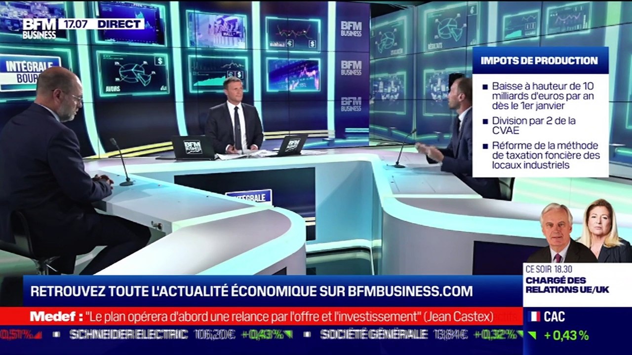 Le Club de la Bourse: Le plan de relance sera présenté jeudi 3 septembre (Jean Castex) - 26/08