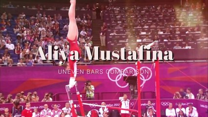4 Years Apart: Aliya Mustafina Uneven Bars 2012 vs. 2016 Comparison (2017-20 Code)