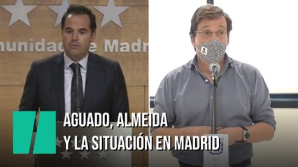 Almeida pide a los distritos del sur no salir de casa mientras Aguado asegura que la situación en Madrid "está controlada"