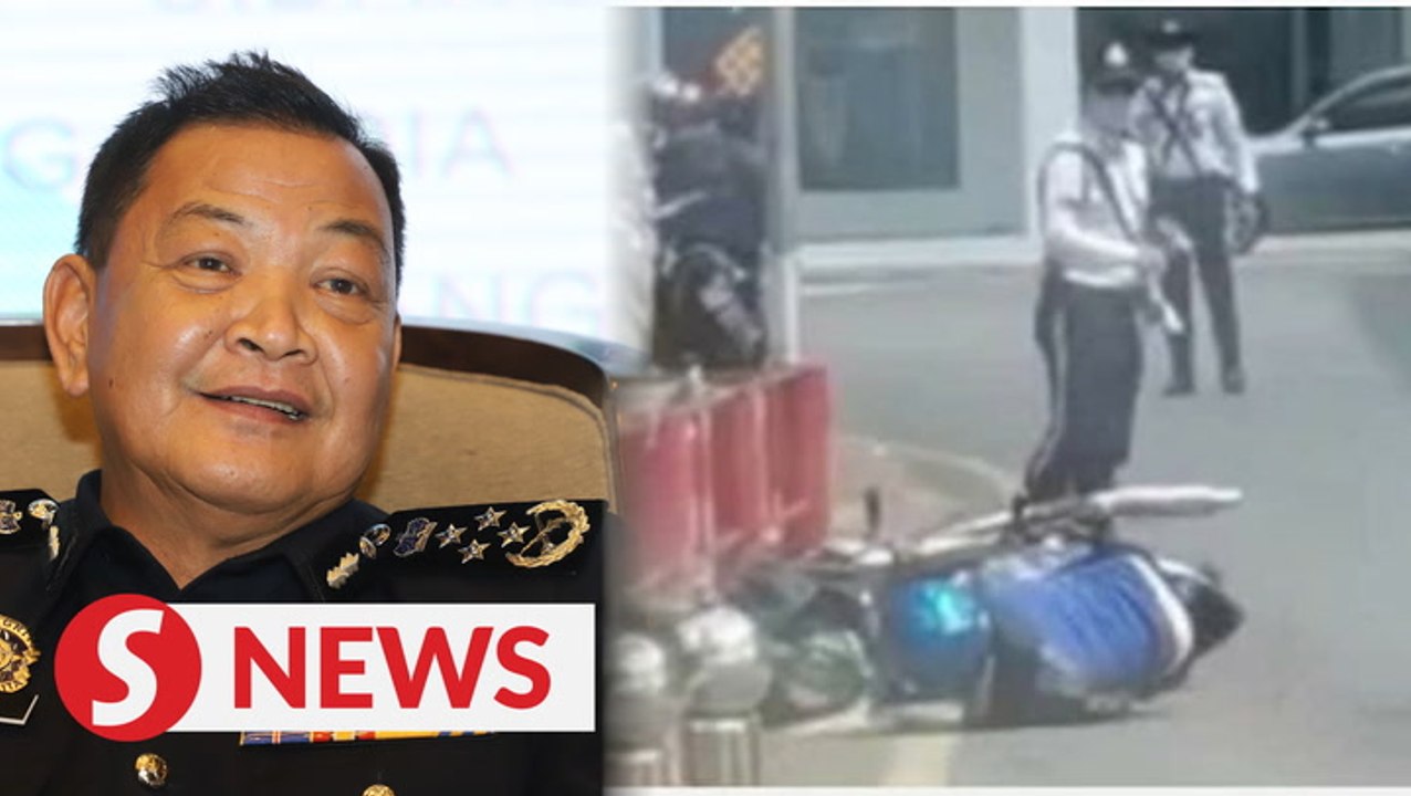 IGP to investigate cop kicking a man off motorcycle incident