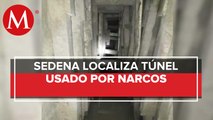 Hallan narcotúnel cerca del del Río Bravo en Matamoros